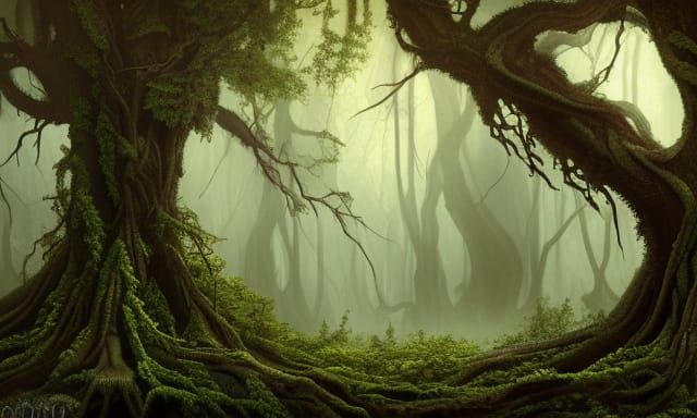 Under the canopy