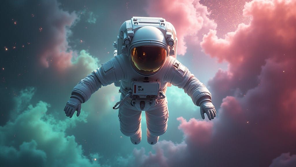 Cosmic Voyager in a Whirling Galaxy