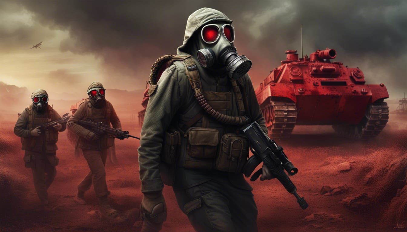 Undead Army Approaches: Epic Cinematic Digital Painting