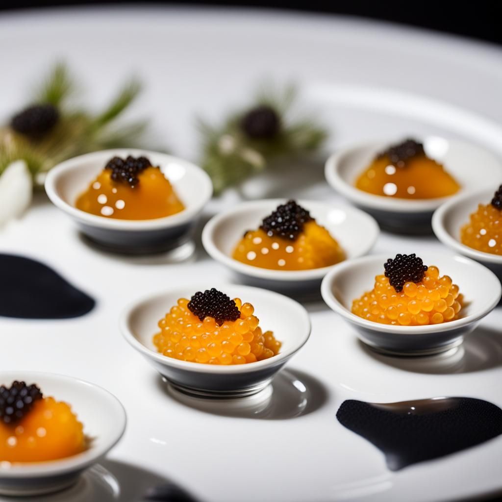 Exquisite Golden Osetra Caviar: A Rare Culinary Luxury