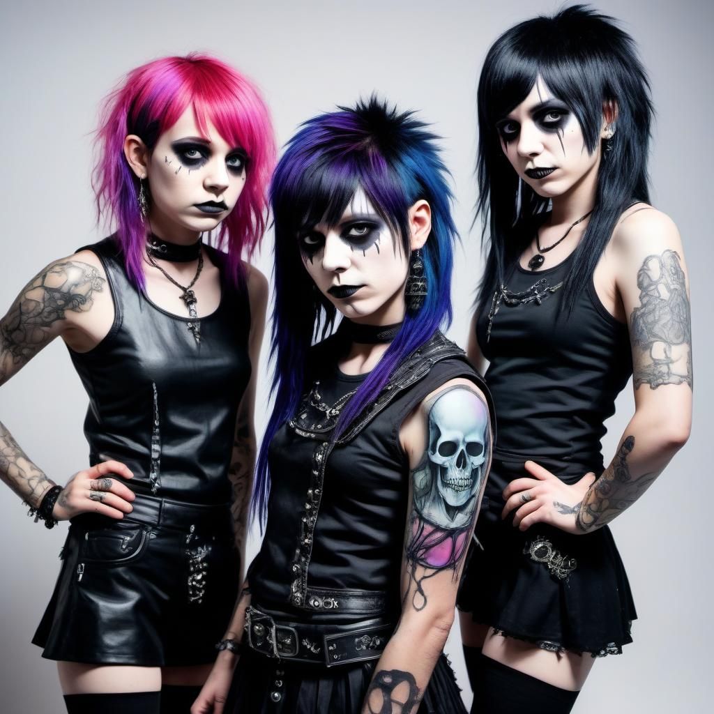 Emo Goth Band Lead Singer: Pop-Up Book