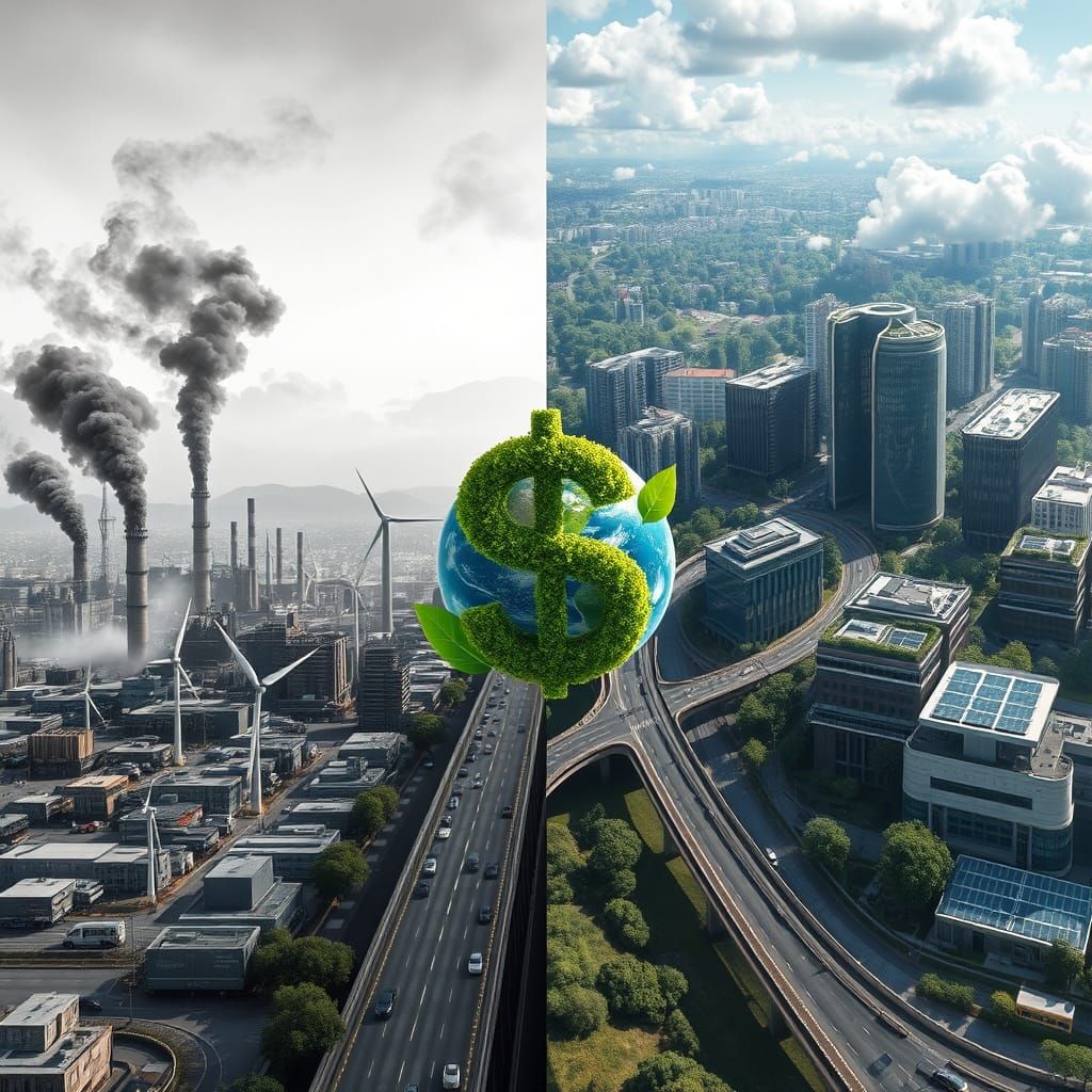 Dystopian Futurism: Sustainable Development vs Industrial Po...