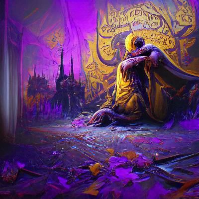 Dark Fantasy Art of Terror and Loneliness