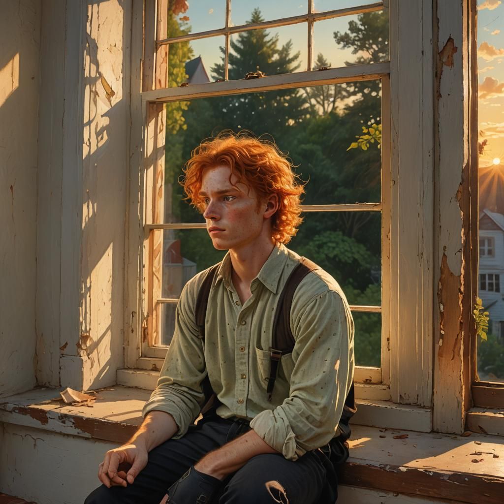 Jessie at Sunset: A Fantasy Matte Painting