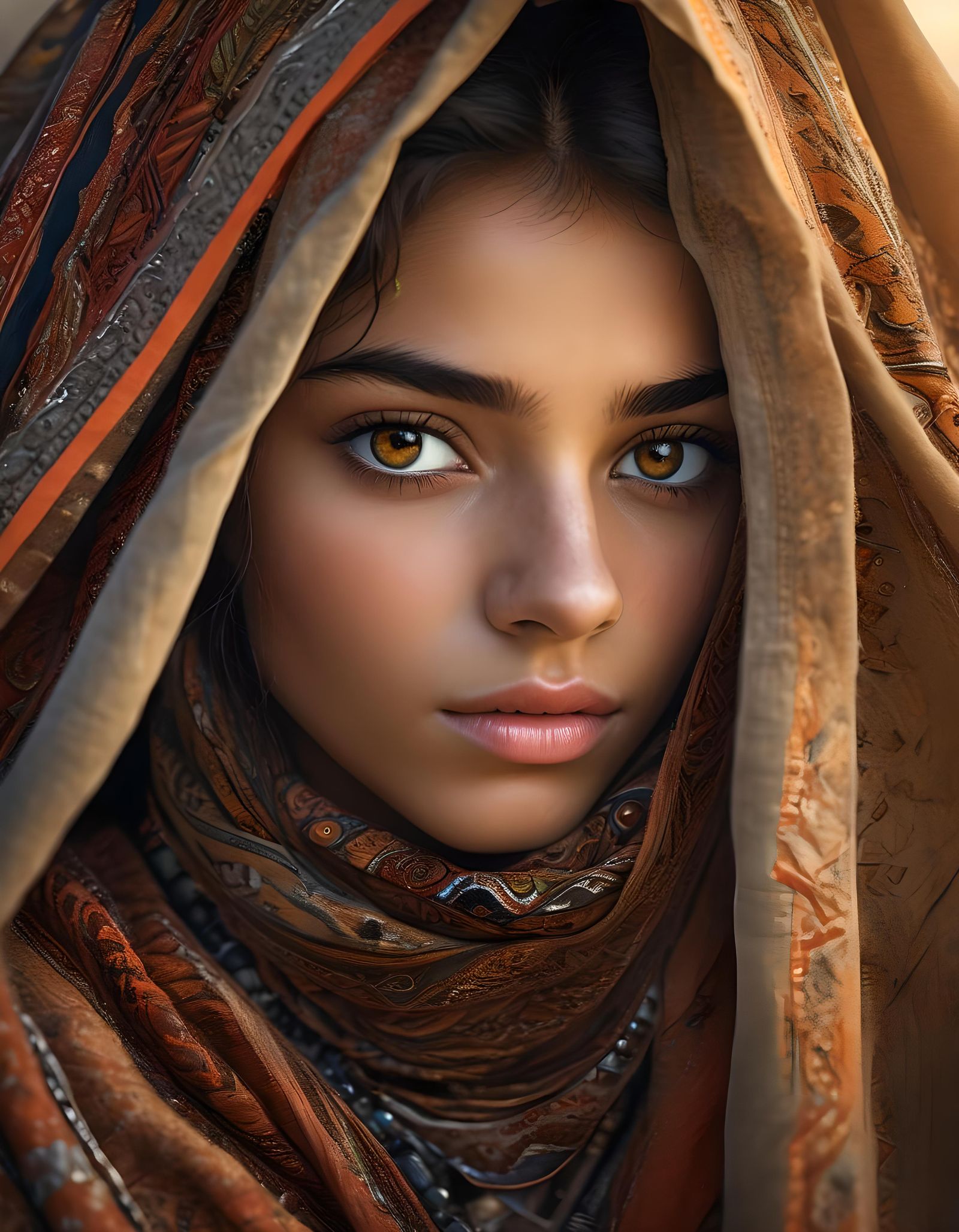 Portrait of a Middle Eastern Girl I