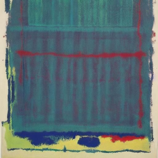 Surreal Beastly High Five as Color Field Painting