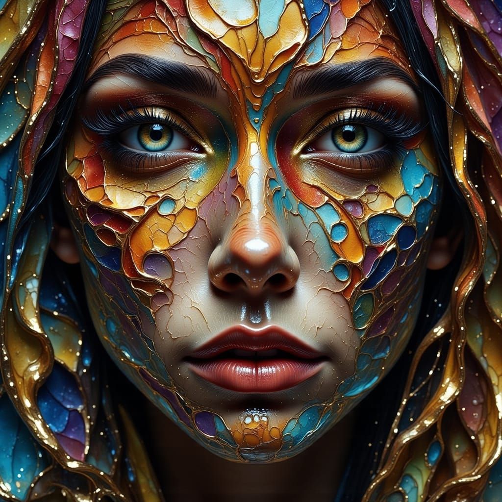 Surreal, Hyperrealistic Painting in a Cinematic Aesthetic