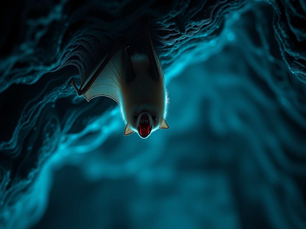 Ethereal Cave Dweller in Hyperrealistic Style
