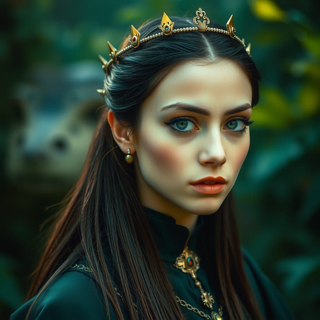 Beautiful Young Queen, Heir to Nature's Kingdom