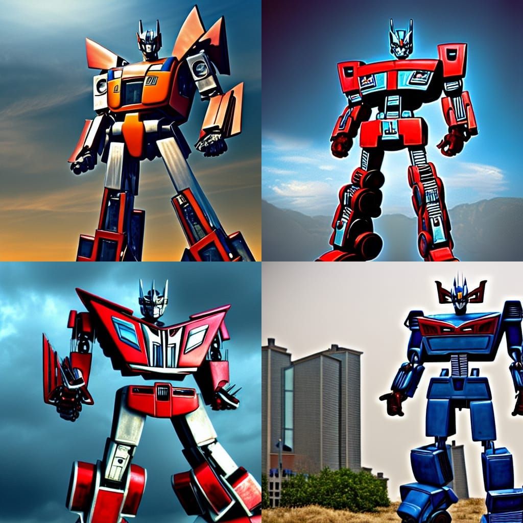 Powerful Transforming Robot