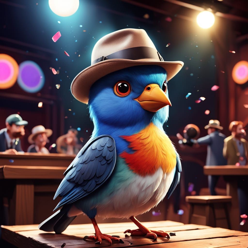 Bird Stand-Up Comedian Shines in Comedy Club Spotlight