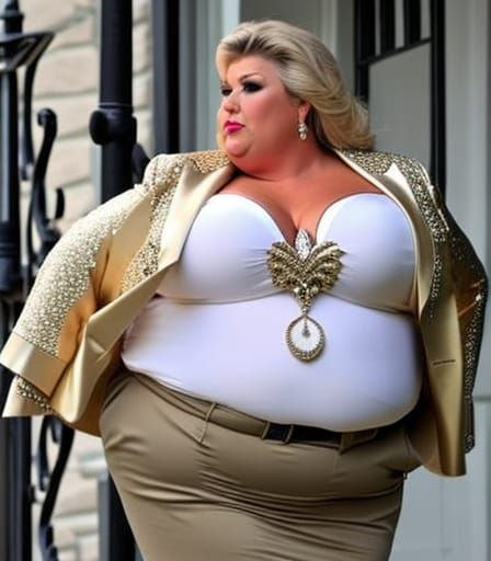 Unhappy Woman in White Blouse Looks at Camera