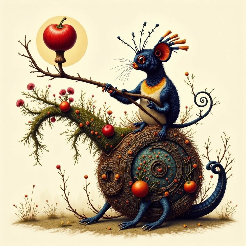 AI Image Generation: Farm Life and Cicada Song