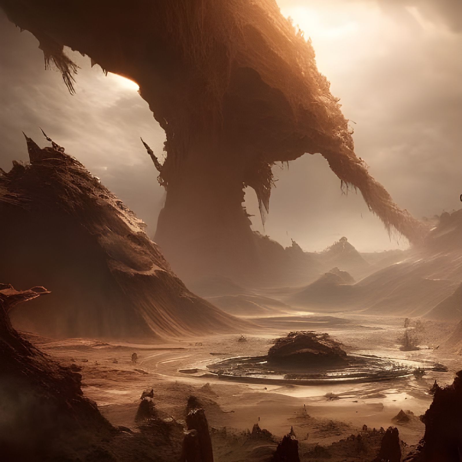 Infected Planet: Epic Digital Matte Painting