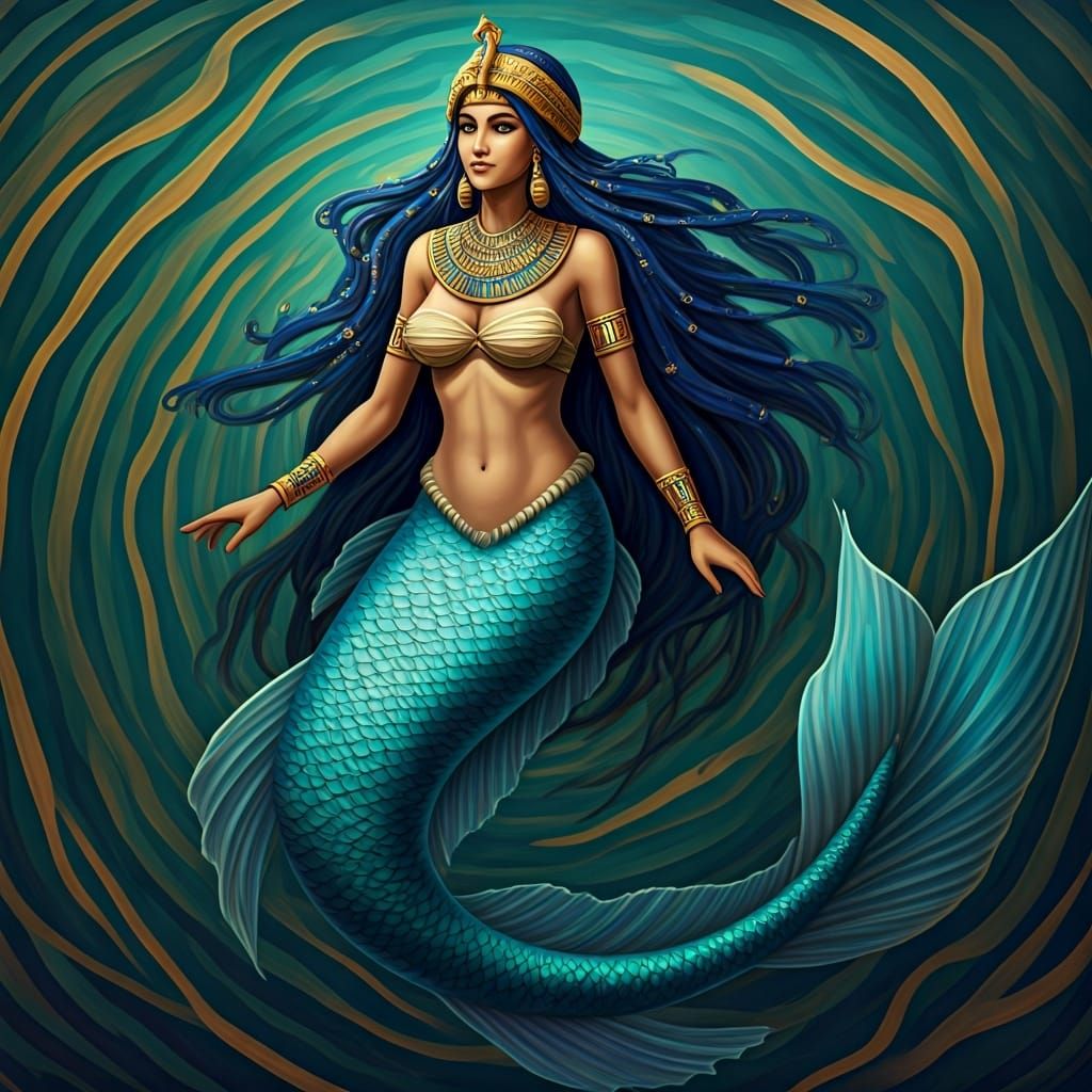 a Kuliltu is a mermaid mentioned in ancient Mesopotamian myt...