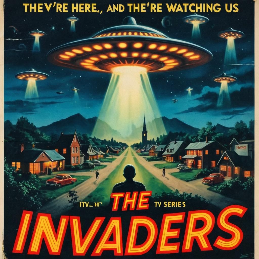 Vintage TV Serial Poster Art