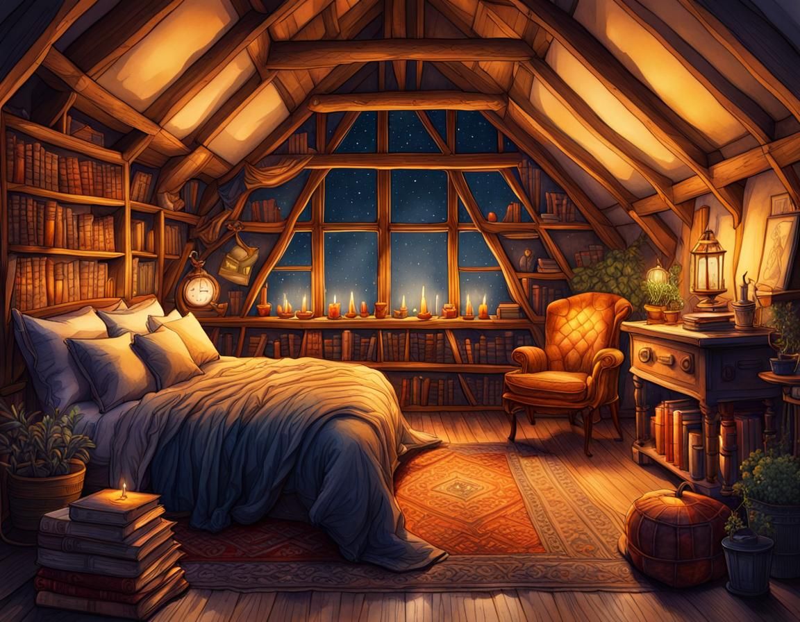 LIBRARY IN THE ATTIC