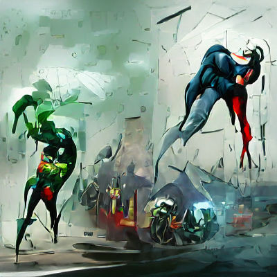 DC vs Marvel Comics Concept Art