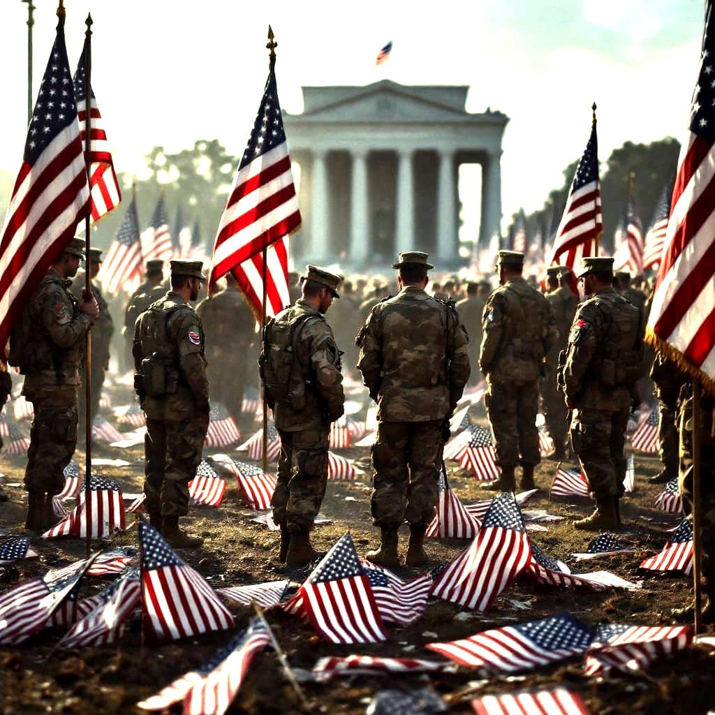 Soldiers Honor Fallen Heroes at Memorial