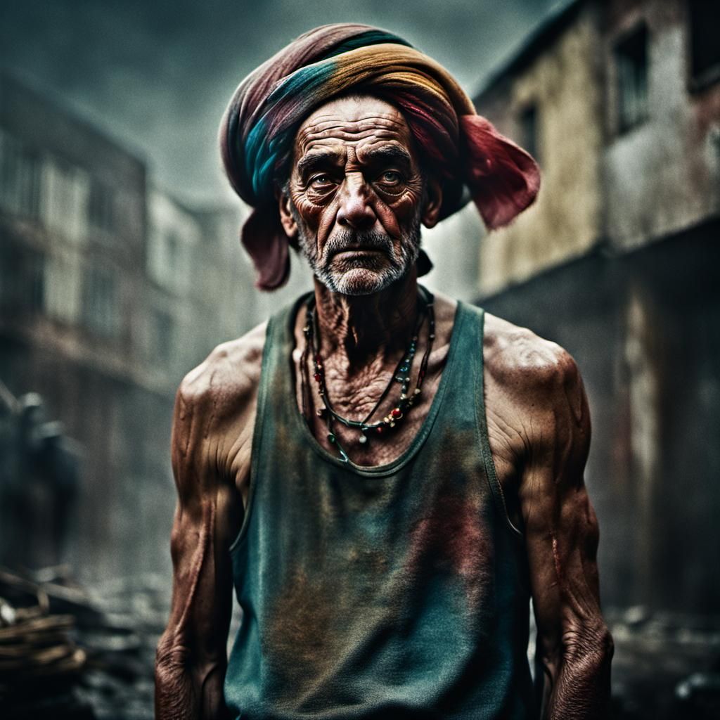 Glamorous Voluptuous Woman in Surreal Vintage Style