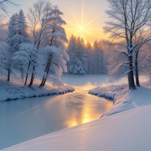 Serene Christmas Scene on Lake Chambéry