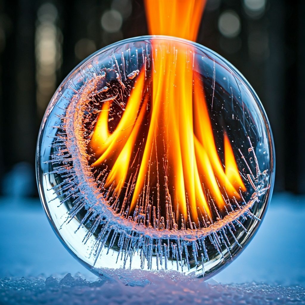 Fire and Ice Yin Yang: Spring Air Ice Cube