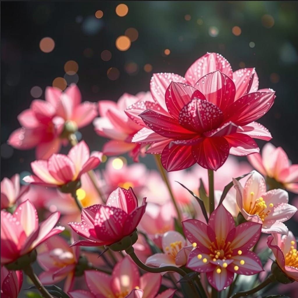 Ethereal Fantasy Realm in Vibrant Hues