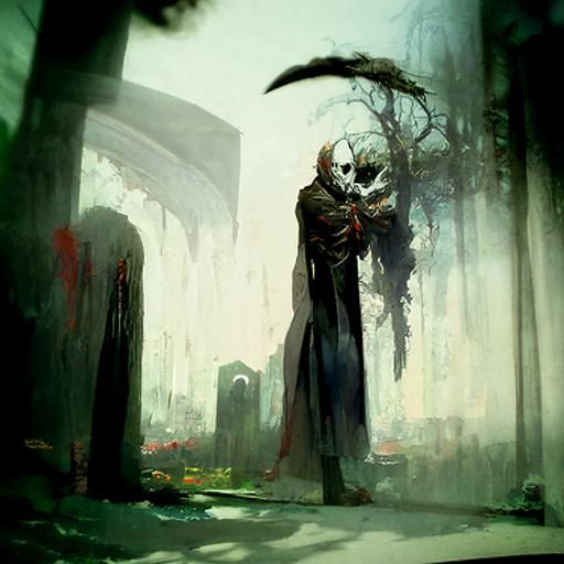 Sinister Figure Encapsulates Fear of Death