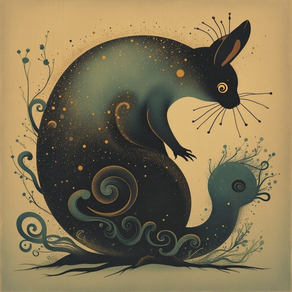 Ethereal AI-Generated Art with Unique Composition