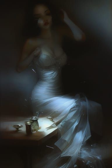 Clockpunk Crystal Bonsai Village in Sacred Geometry Style