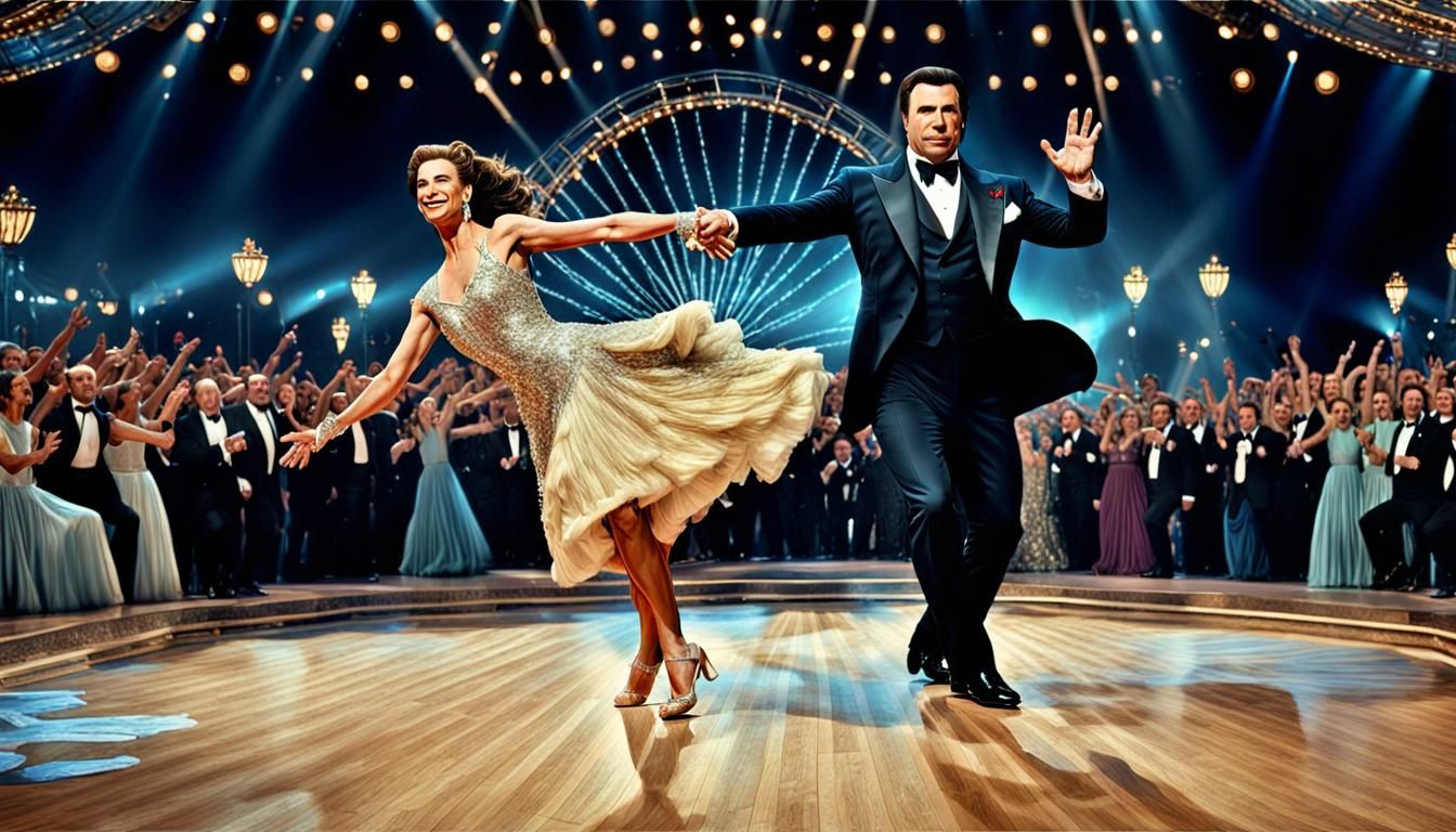 Travolta and Thurman Dance at Sanremo in HDR