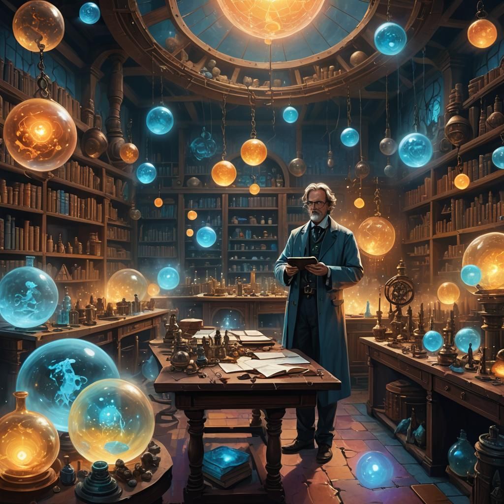 Mystical Laboratory: Fantasy Concept Art in Oil