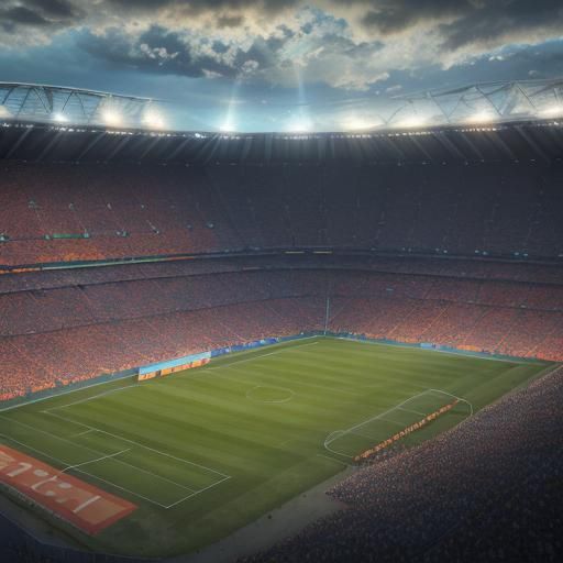 Cristiano Ronaldo Plays Soccer in Brazilian Stadium