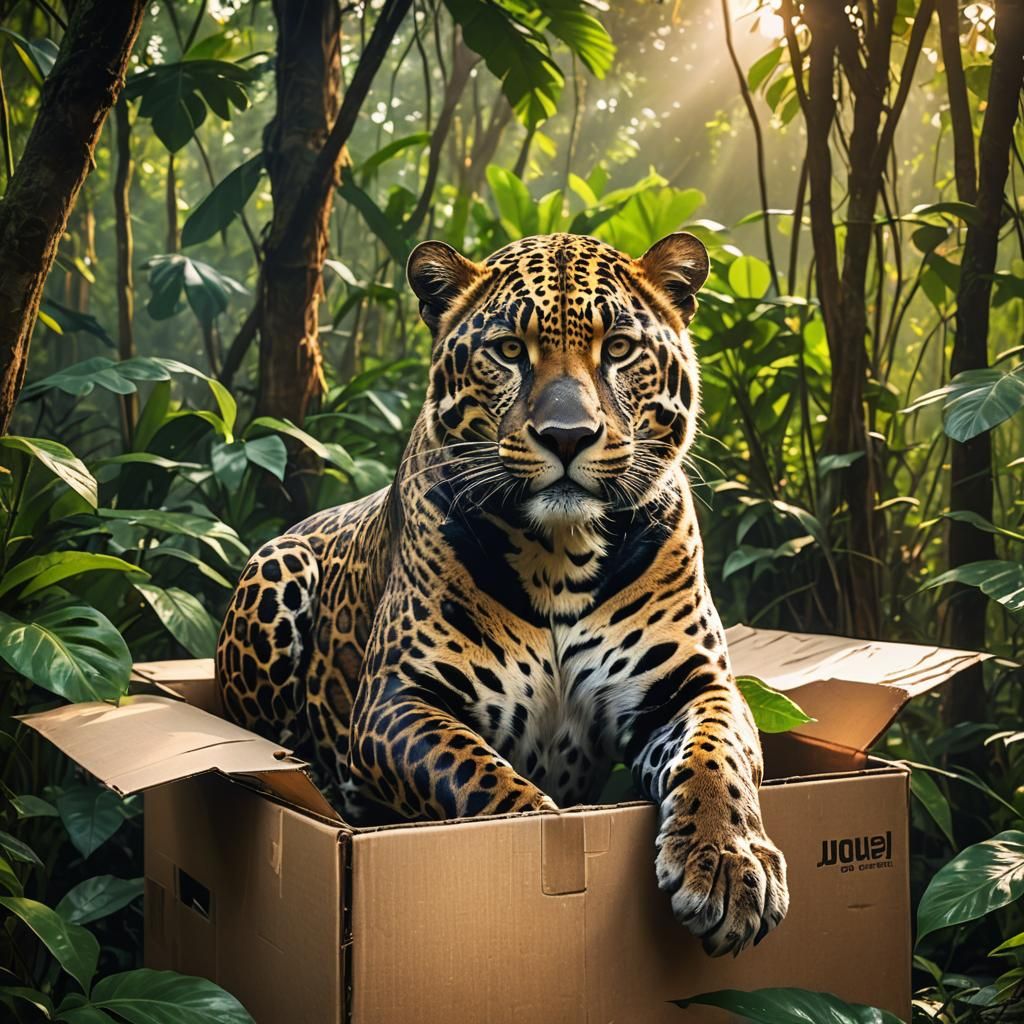 Rasta Jaguar in Jungle Carton