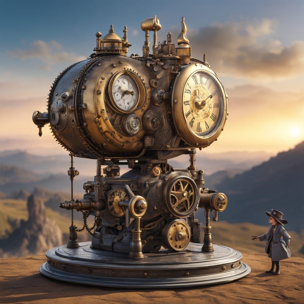 Steampunk machinery