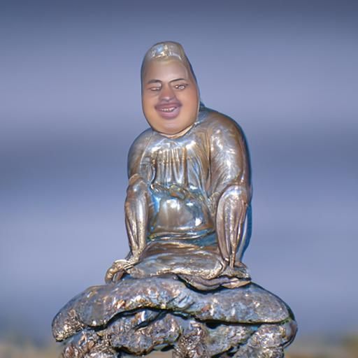 Serene AI Image of Buddha