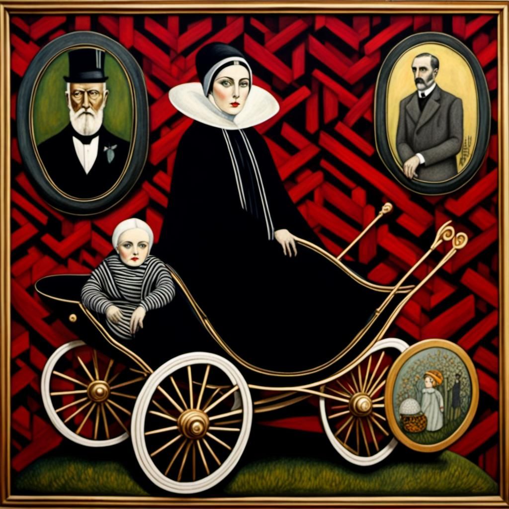 Ethereal Nanny Caught in Dreamlike Labyrinth