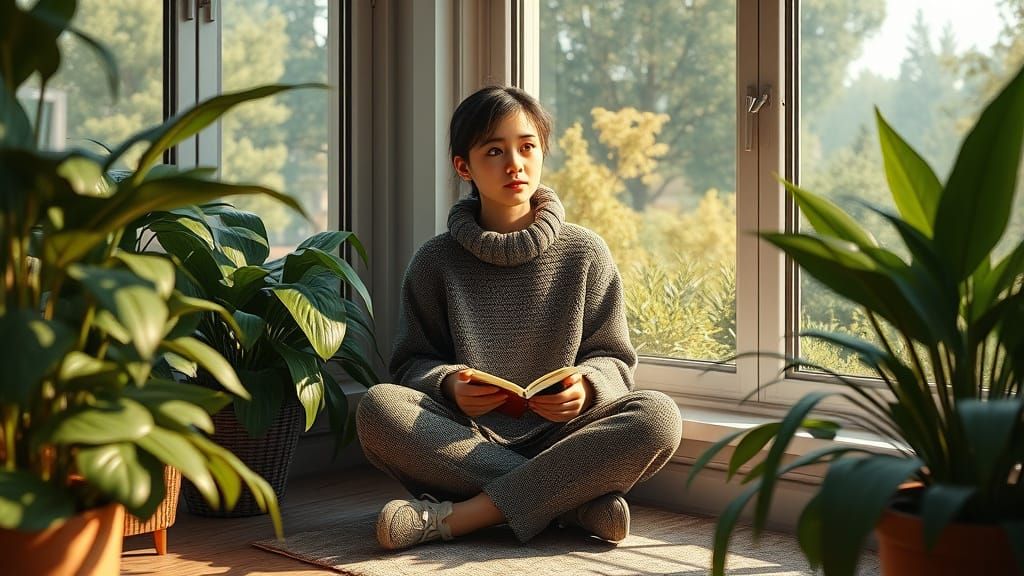 Surreal Morning Sanctuary in Realistic 3D