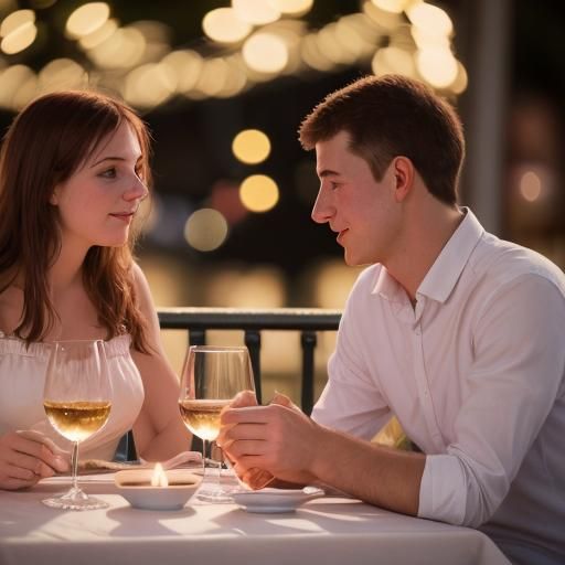 Romantic Dinner for Elderly Lovers: Professional Photography