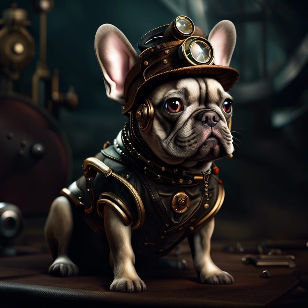 Steampunk French Bulldog