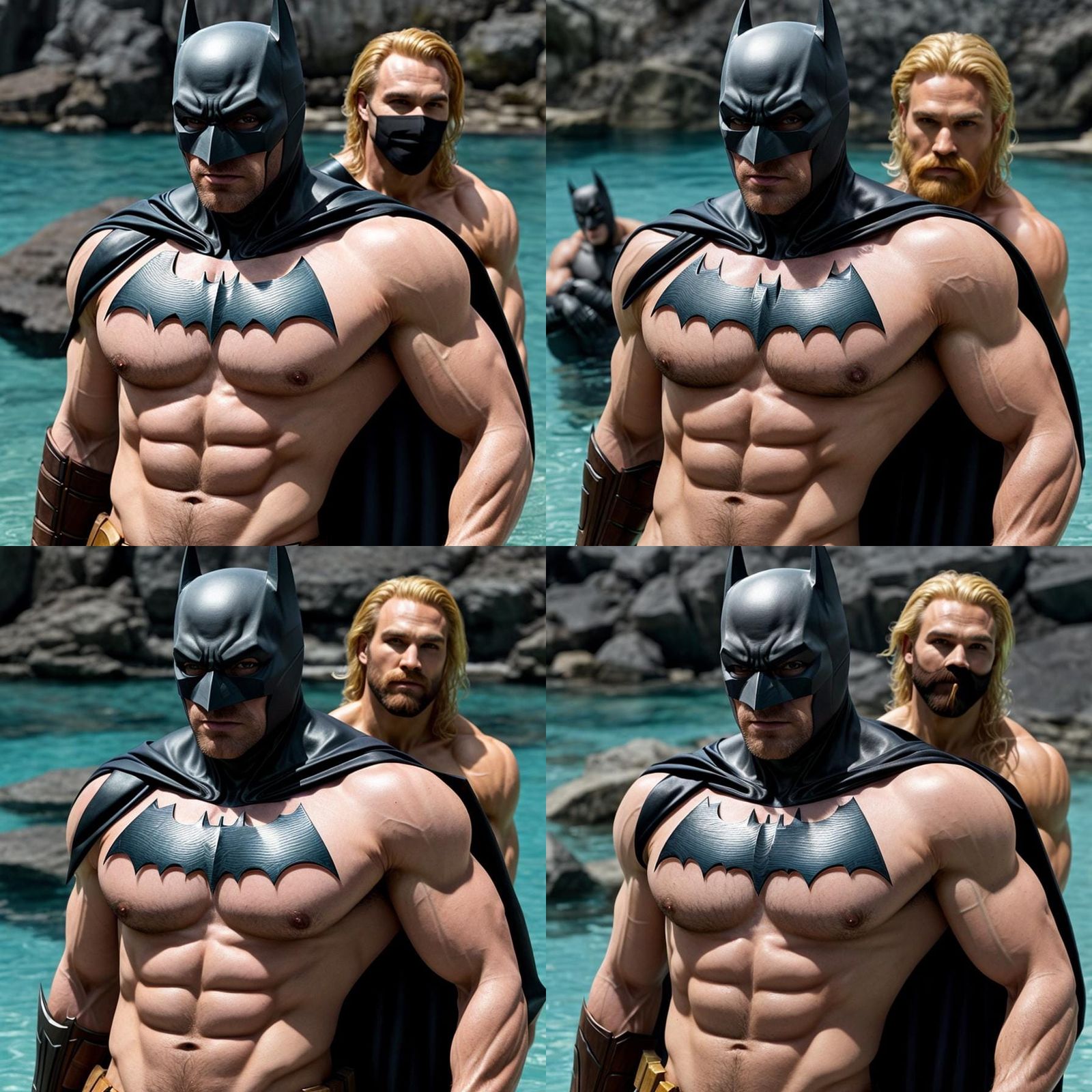 Batman and Aquaman: A Moment of Admiration