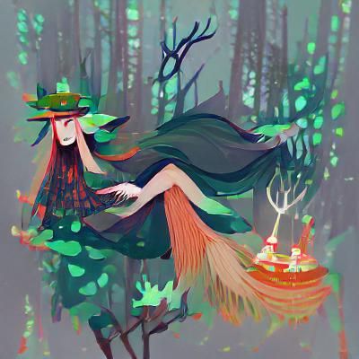 Enchanting Forest Witch