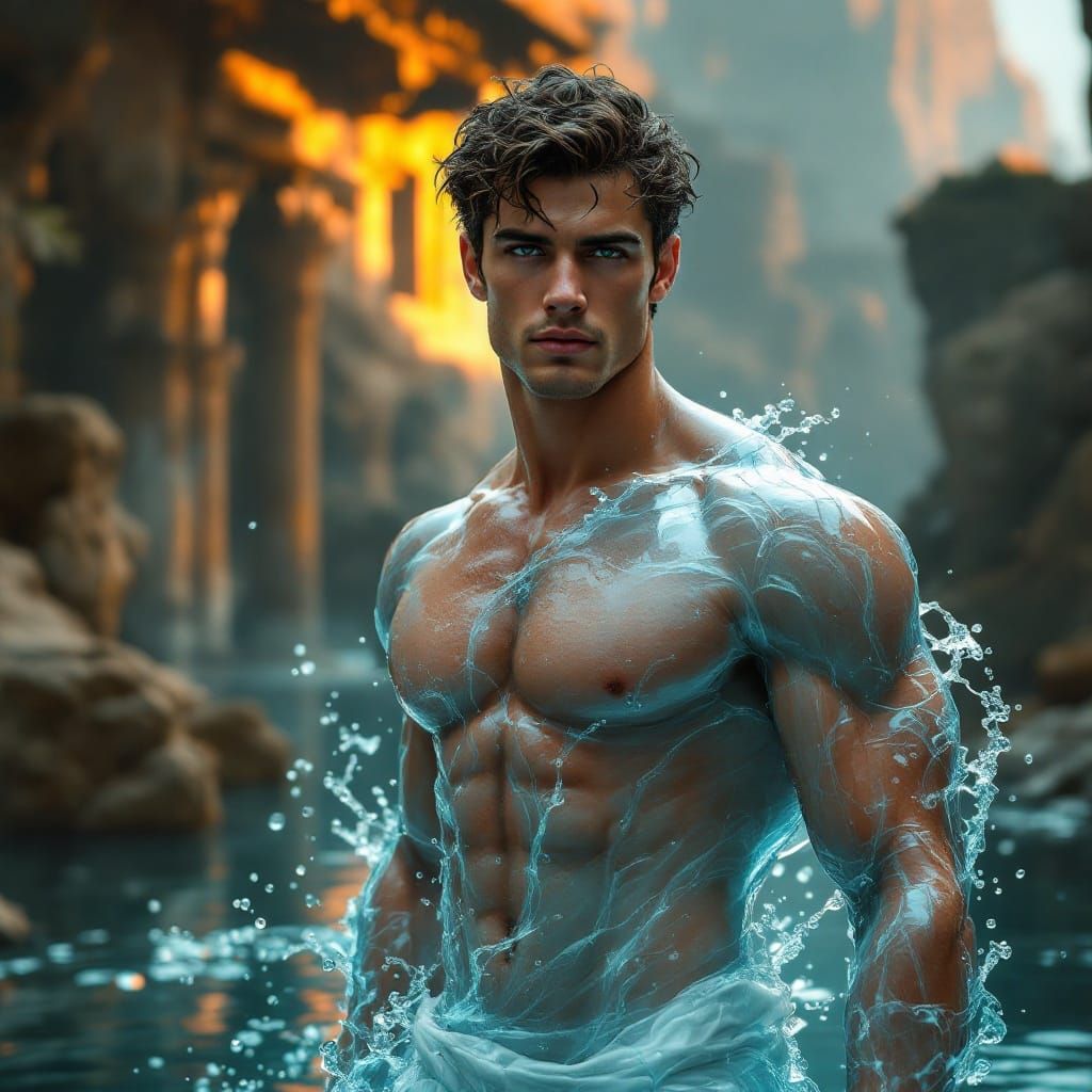 Greek Prince Made of Water: A Crystal Clear Vision