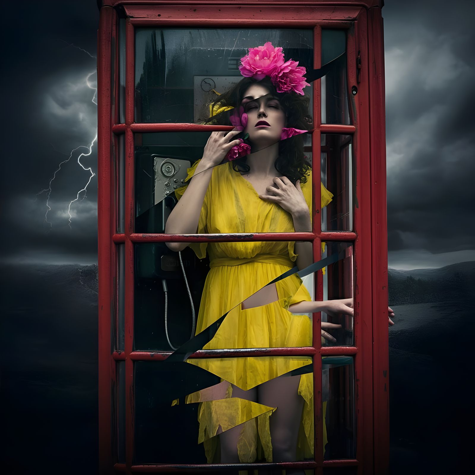 Surreal Fragmentation in Dystopian Distortion