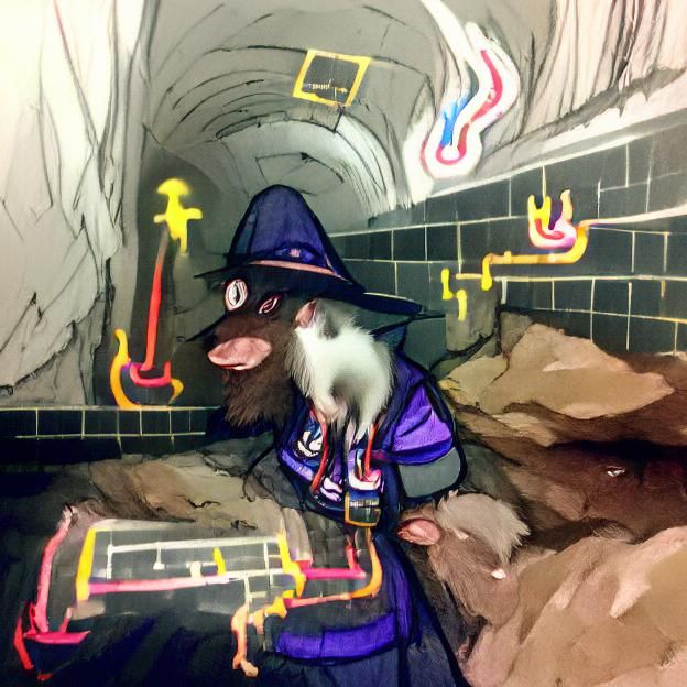 Rat Wizard Uncovers Dark Underground Secrets