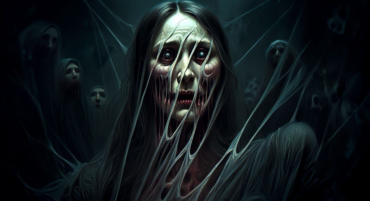 nightmare slices through haunted dreams leaving oozing gashe...