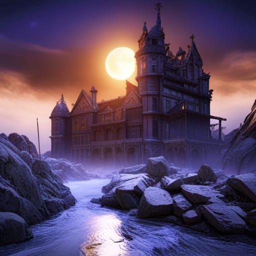 Fantastical Horror Concept Art in Deep Color