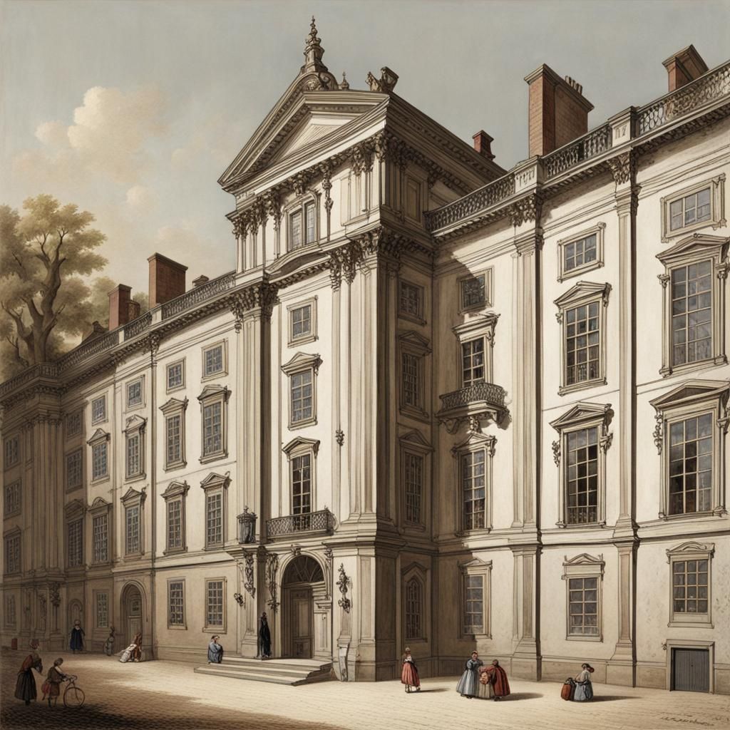 Elegant 18th Century Architecture Image