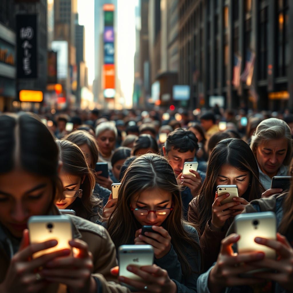 Collective Distraction in the Urban Metropolis