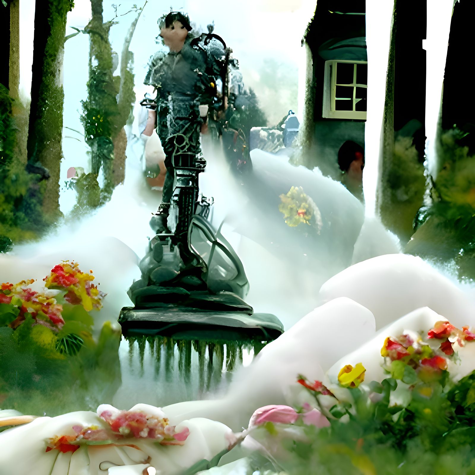 Disturbing Ethereal Fantasy Scene